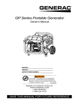 Generac GP3600 G0076770 Manuel utilisateur