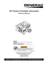 Generac GP7500E G0059437 Manuel utilisateur