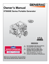 Generac XT8000E 0064330 Manuel utilisateur