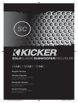 Audio Design 2009 Solo Classic Subwoofer Enclosure Manuel utilisateur
