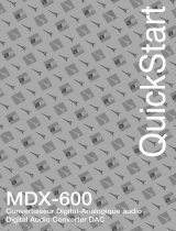 ADVANCE MDX-600 Le manuel du propriétaire