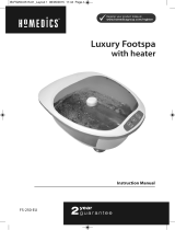 HoMedics Foot spa de luxe FS250 Le manuel du propriétaire