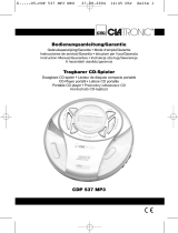 Clatronic CDP 537 MP3 Le manuel du propriétaire