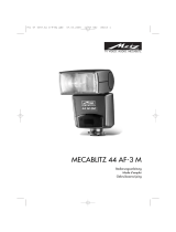 Metz mecablitz 44 AF-3 Minolta Le manuel du propriétaire