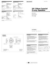 Sony XS-F6920 Manuel utilisateur