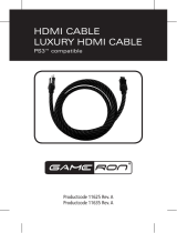AWG HDMI CABLE LUXURY HDMI CABLE Le manuel du propriétaire