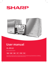Sharp XLB510BK 40 W Bluetoo Le manuel du propriétaire
