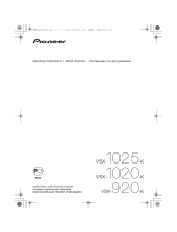 Pioneer VSX-1020-K Le manuel du propriétaire