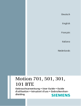 Siemens MOTION 101 BTE Le manuel du propriétaire