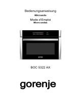 Gorenje BOC 5322 AX Le manuel du propriétaire