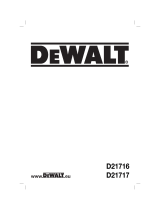 DeWalt D 21717 Le manuel du propriétaire