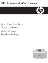 HP Photosmart A520 Printer series Manuel utilisateur