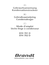 Brandt EFH701D Le manuel du propriétaire
