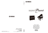 Yamaha SILENT PIANO (SG2 TYPE) Le manuel du propriétaire