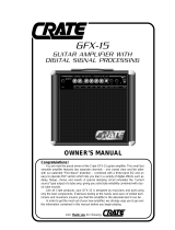 Crate Amplifiers GFX-15 Manuel utilisateur