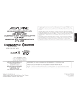 Alpine UTE-42BT Le manuel du propriétaire