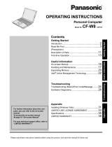 Panasonic Toughbook CF-W8EWRZZAM Operating Instructions Manual