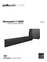 Polk Audio SurroundBar 3000 Manuel utilisateur