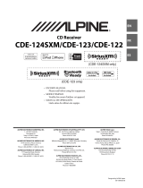 Alpine CDE-124SXM/ Le manuel du propriétaire