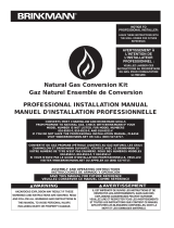 Brinkmann Natural Gas Conversion Kit Guide d'installation