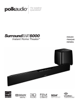 Polk Audio SurroundBar 6000 IHT Manuel utilisateur