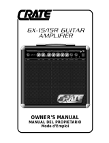 Crate Amplifiers GX-15 Manuel utilisateur