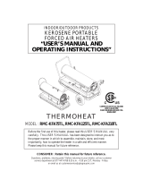 Thermoheat RMC-KFA210TL User's Manual And Operating Instructions