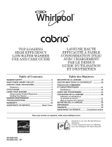 Whirlpool Cabrio WTW8600YW1 Mode d'emploi