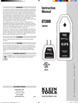 Klein Tools ET300 Manuel utilisateur