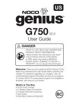 NOCO Genius G750 2.0 Manuel utilisateur