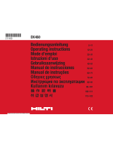 Hilti DX 450 Operating Instructions Manual