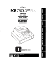 Olivetti ECR 7700 LD eco Plus Manuel utilisateur