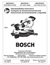 Bosch 3915 Operating/Safety Instructions Manual