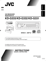 JVC KD-G331 Instructions Manual