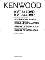 Kenwood KVT-647DVD Guide d'installation