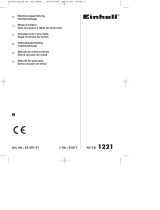 EINHELL RT-TS 1221 Le manuel du propriétaire