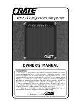 Crate KX-50 Manuel utilisateur
