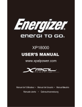 Energizer XP18000 Manuel utilisateur