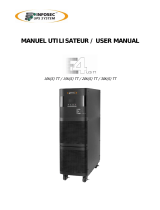 INFOSEC UPS SYSTEM E4 LCD 20K STT Manuel utilisateur