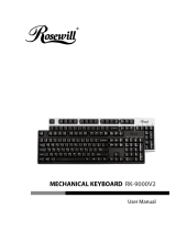 Rosewill RK-9000V2 BR Manuel utilisateur