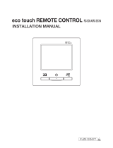 Mitsubishi Heavy Industries eco touch RC-EX1N Guide d'installation