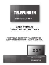Telefunken TFL2201MDV Operating Instructions Manual