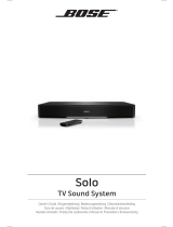 Bose Solo TV Sound Le manuel du propriétaire