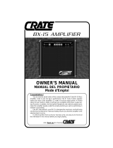 Crate BX-15 Manuel utilisateur