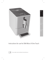 Jura ENA Micro 9 One Touch Instructions For Use Manual