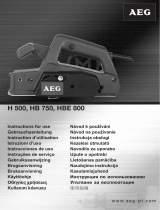 AEG HB 750 Le manuel du propriétaire