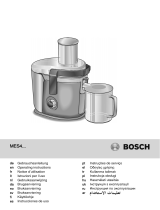 Bosch MES4000 VITAJUICE Manuel utilisateur