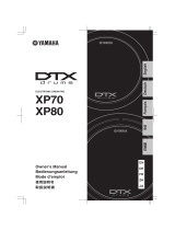 Yamaha XP80 Le manuel du propriétaire