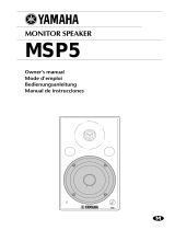 Yamaha MSP5 STUDIO Le manuel du propriétaire