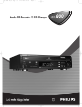 Philips CDR800 Le manuel du propriétaire